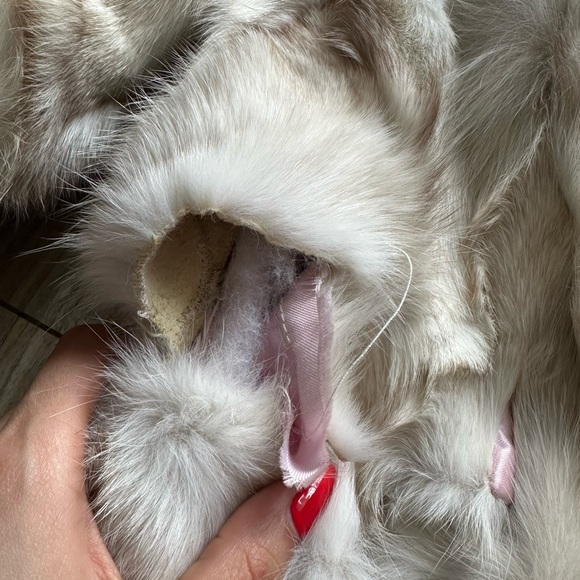 Vintage Juicy Couture authentic white fox fur coat - Picture 6 of 7